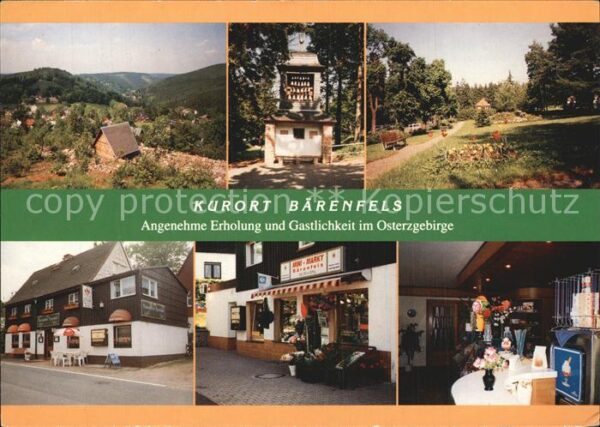 Baerenfels Erzgebirge Glockenspiel Kurpark Bierstübl Minimark