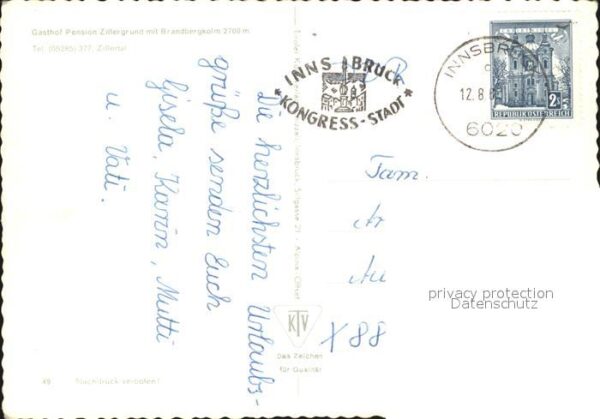 Zillertal Tirol Gasthof Pension Zillergrund Brandbergko – Bild 2