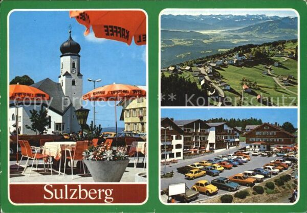 Sulzberg Vorarlberg Kirche Luftbild Stadtansicht