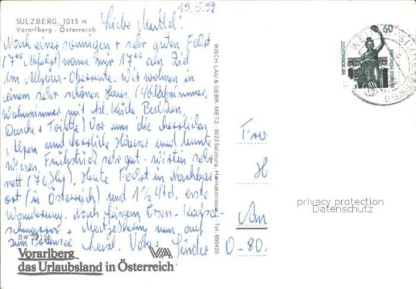 Sulzberg Vorarlberg Kirche Luftbild Stadtansicht – Bild 2