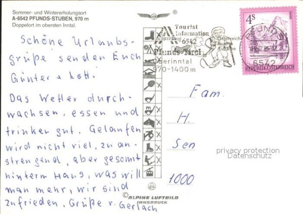 Stuben Pfunds Dreiländerecke Tirol – Bild 2