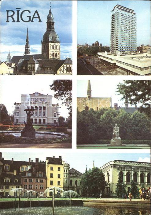 Riga Lettland Kirche Denkmal Stadtansichten