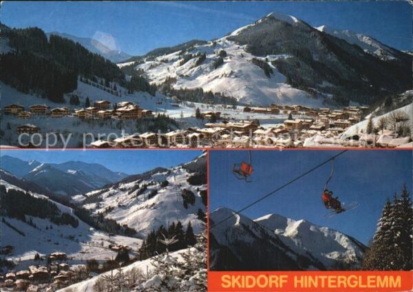 Hinterglemm Saalbach Skidorf Zwölferkogel Winter