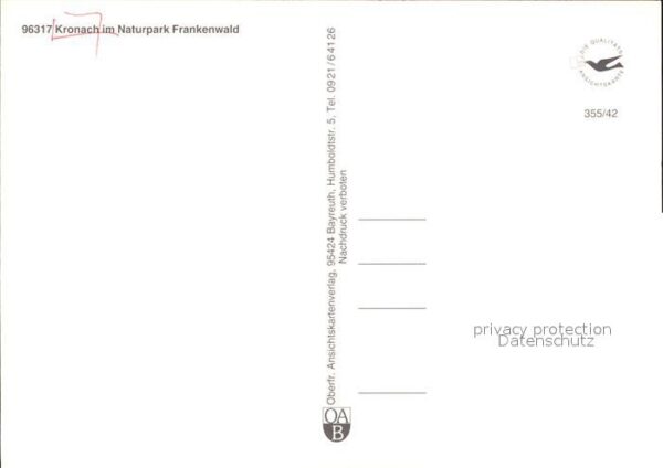 Kronach Oberfranken Ortsansicht – Bild 2
