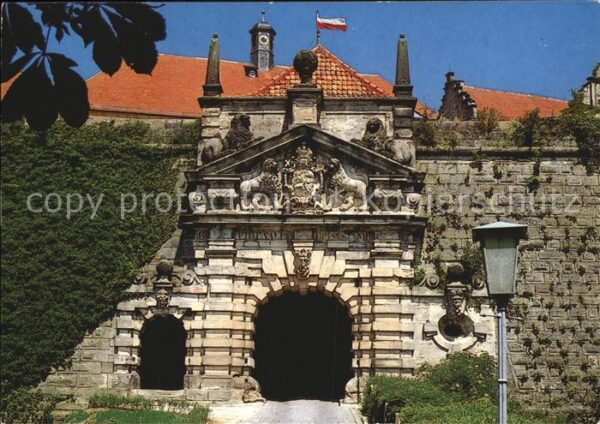 Kronach Oberfranken Aufgang Veste Rosenberg