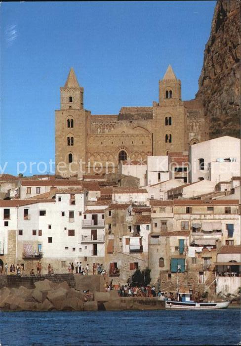 Cefalu Kathedrale Hof Wohngebäude