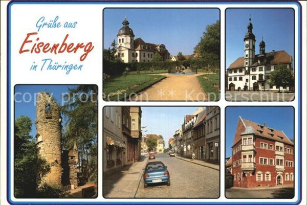 Eisenberg Thueringen Schloss Rathaus Heimattiergarten Steinw