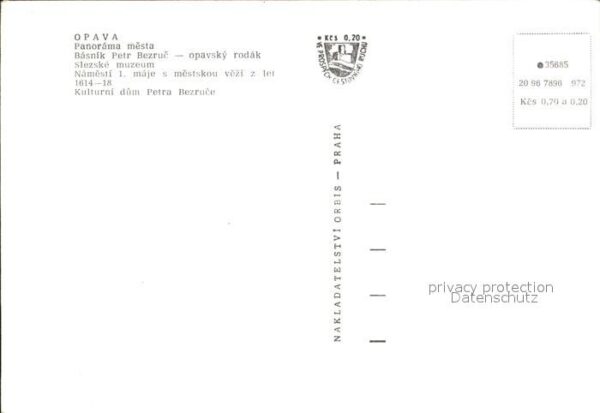 Opava Troppau Panorama Theater Rathaus – Bild 2