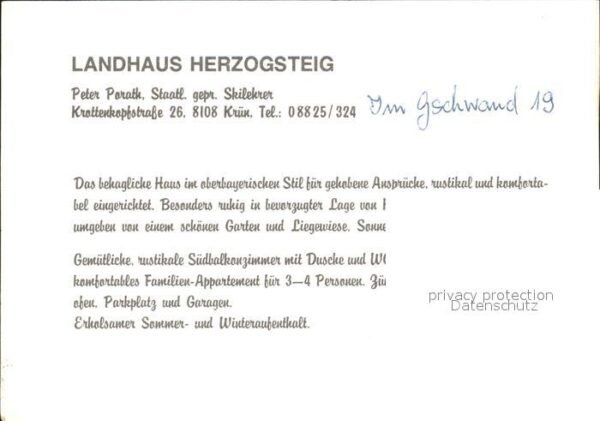 Kruen Landhaus Herzogsteig – Bild 2