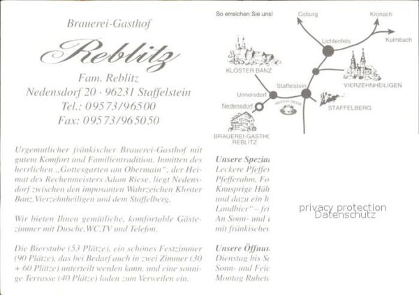 Nedensdorf Brauerei Gasthof Reblitz – Bild 2