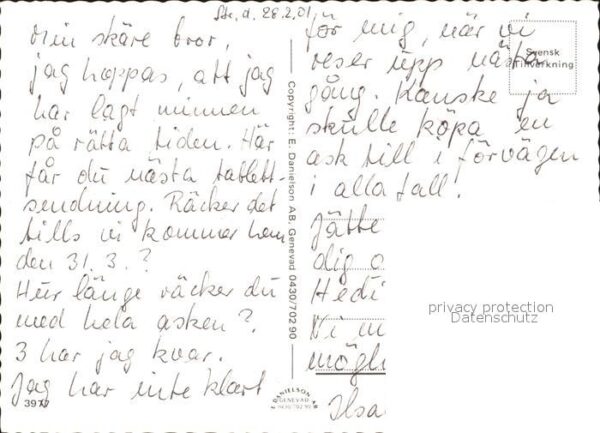Schweden Smaland Brücke Sommerhäuser – Bild 2
