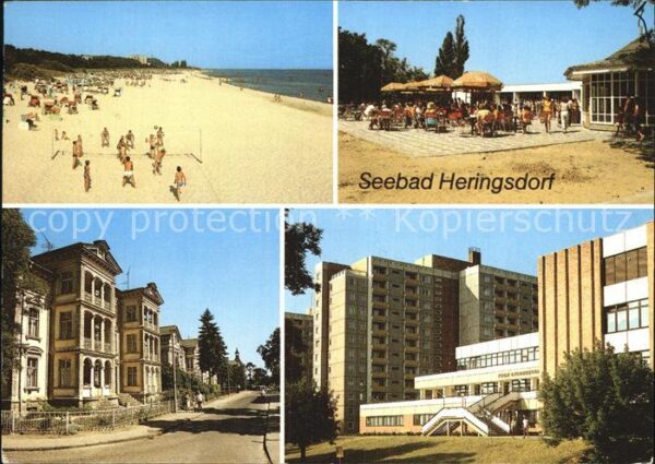 Heringsdorf Ostseebad Usedom Strand Cafe FDGB Urlauberrestaurant