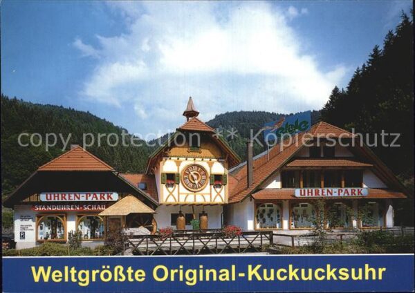 Triberg Schwarzwald Weltgrößte Original Kuckucksuhr Eble Uh