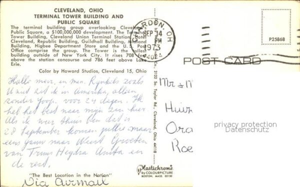 Cleveland Ohio Terminal Tower Building and Public Squa – Bild 2