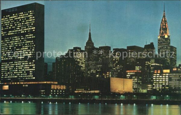 New York City United-Nations-Building und Empire-Stat