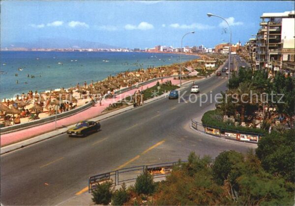 Mallorca El Arenal Strandpromenade