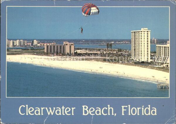 Clearwater Beach Fliegeraufnahme mit Strand