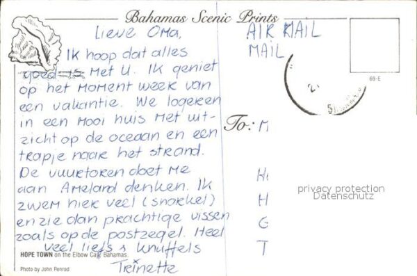 Hope Town Fliegeraufnahme mit Leuchtturm – Bild 2
