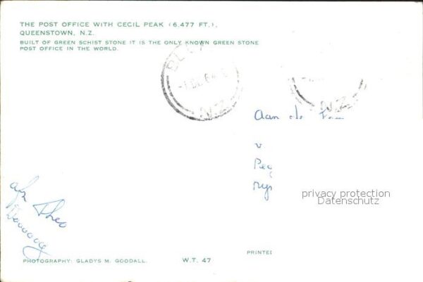 Queenstown Otago Post Office with Cecil Peak – Bild 2