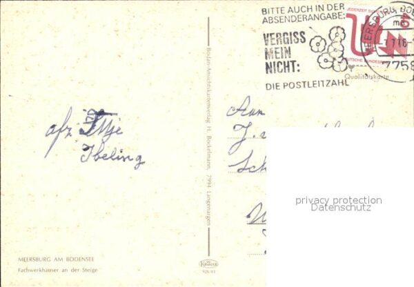 Meersburg Bodensee Fachwerkhäuser an der Steige – Bild 2
