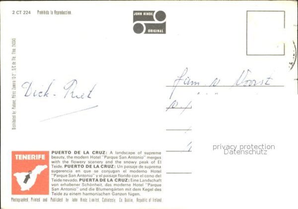 Puerto de la Cruz Hotel Parque San Anotino – Bild 2