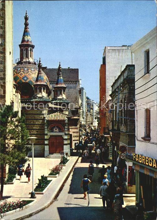 Lloret de Mar Calle e Iglesia