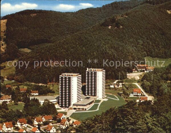 Bad Lauterberg Fliegeraufnahme Kurhotel Panoramic Juge