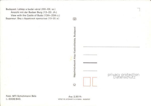 Budapest Donaupartie mit Budaer Burg – Bild 2