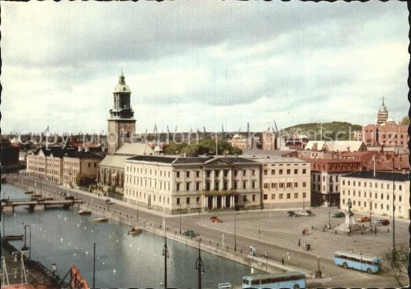 Goeteborg Gustaf Adolfs Torg med Stora Hammkanale