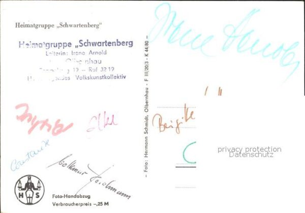 Olbernhau Erzgebirge Heimat-Musikgruppe Schwartenberg – Bild 2