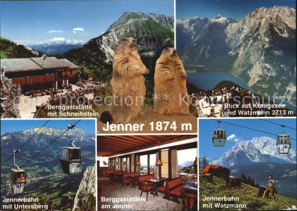 Jenner Berchtesgaden Königssee Watzmann Restaurant Schneiben