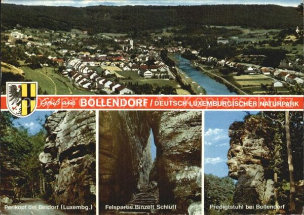 Bollendorf Suedeifel Fliegeraufnahme Felsen Binzell Schlürff