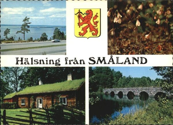 Smaland Brücke Holzhaus