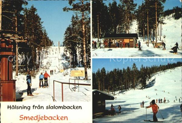 Dalarna Smedjebacken Skigebiet