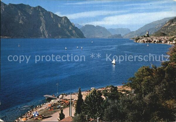 Malcesine Lago di Garda mit Strand