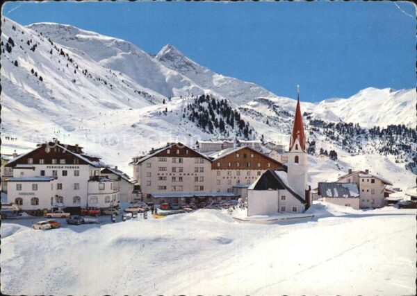 Obergurgl Soelden Tirol mit Gaisberg und Hohe-Mut Sesselbahn