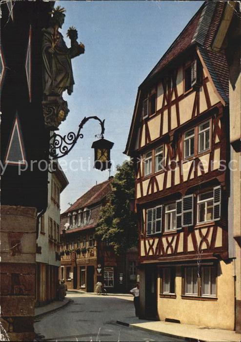 Bensheim Bergstrasse Fachwerkhäuser am Markt