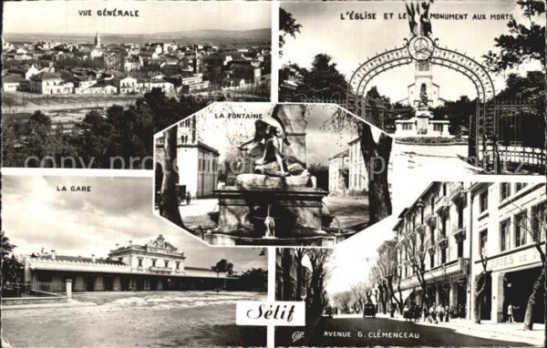 Setif Bahnhof Avenue G Clemenceau Eglise Monu