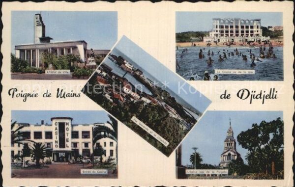 Djidjelli Eglise Casino Hotel de Ville