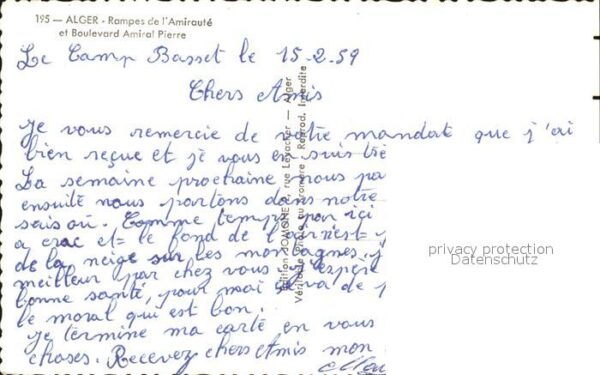 Alger Algerien Rampes Amiraute Boulevard Amiral Pierre – Bild 2