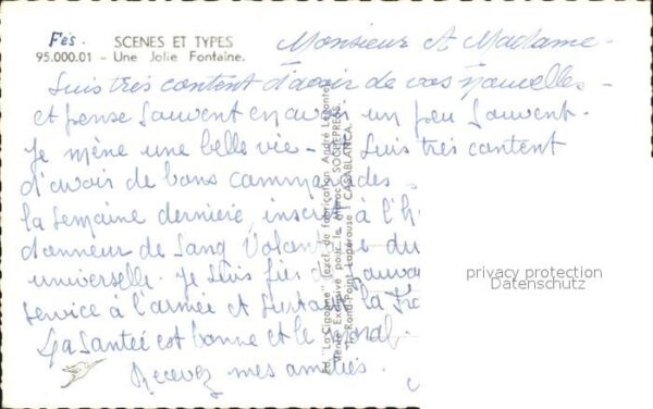 Fes Typen Une Jolie Fontaine – Bild 2