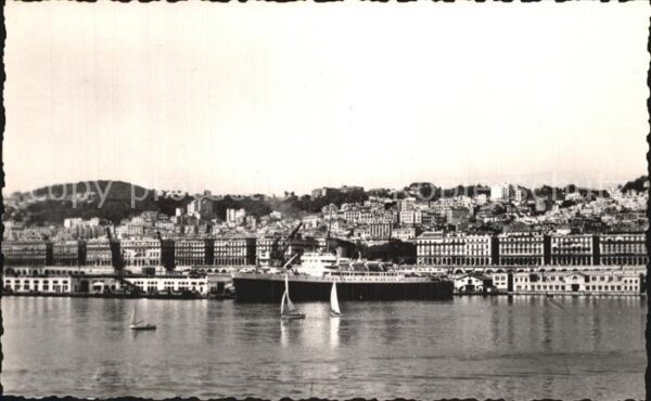 Alger Algerien Port et le Courrier