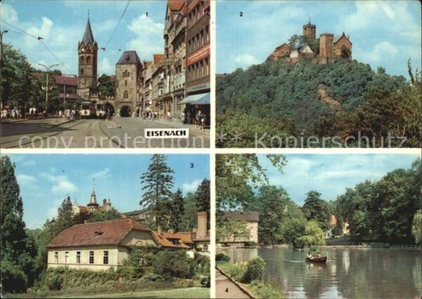 Eisenach Thueringen Platz der Deutsche-Sowjetische Freundsc