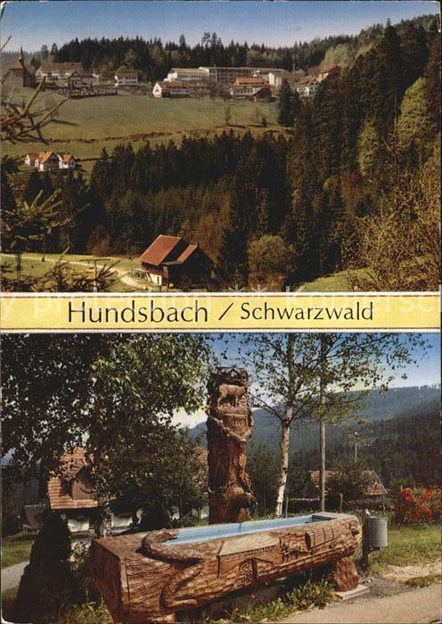Hundsbach Forbach Gasthaus zur Schönen Aussicht Brunnen