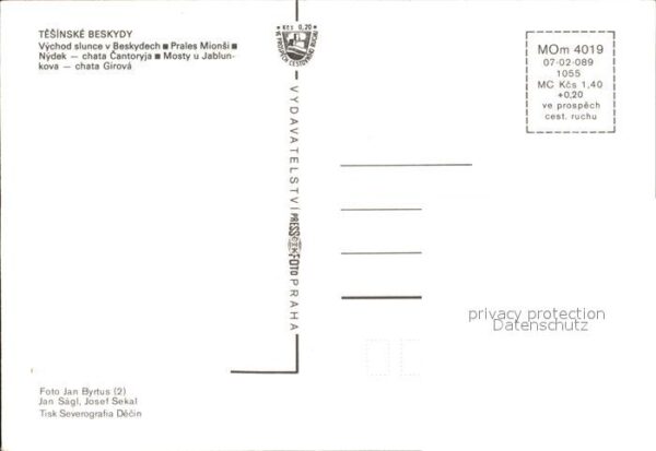Tesinske Beskydy Vychod slunce Beskydech Prales Mionsi N – Bild 2
