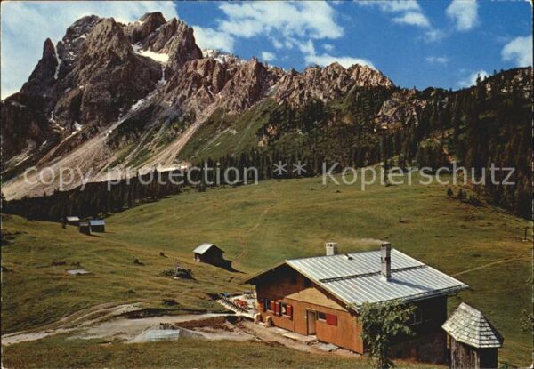 Sesto Sexten Suedtirol Rifugio Rudi Hütte Rotwandwiesen