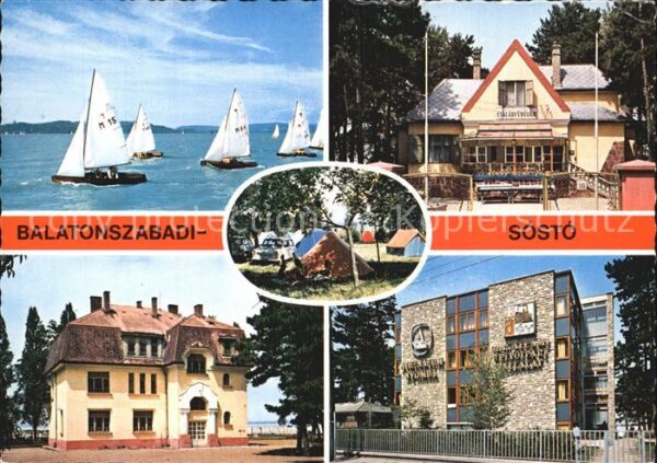 Balatonszabadi Sosto Segelboot Campingplatz