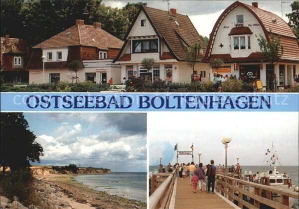 Boltenhagen Ostseebad Mittelpromenade Steilküste Redewisch Se