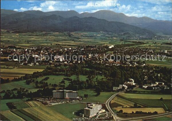 Bad Krozingen Fliegeraufnahme Belchen