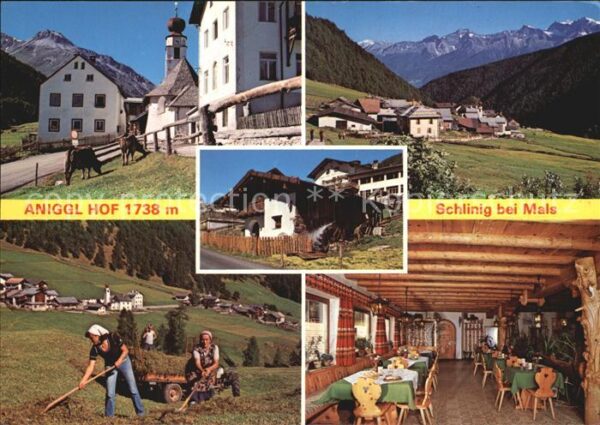 Schlinig Mals Suedtirol Aniggl Hof